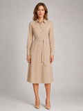 Robe chemise ceinturée Camille